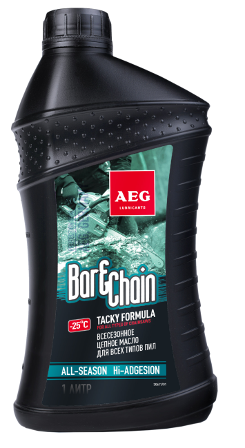 Масло AEG Цепное всесезонное 1л BAR&CHAIN LUBE 10шт/уп